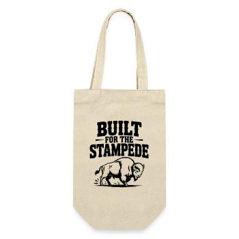 Gebaut für die Stampede - Geschenkbeutel für Flaschen - Natur - Vorne