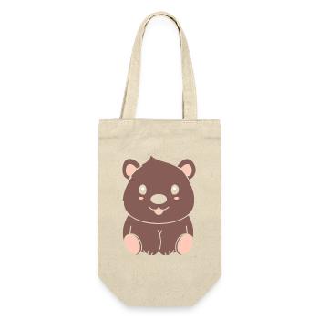 wombat - Gift Bag for Bottles - nature - Front