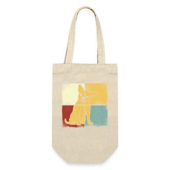 Chihuahua Chihuahueño Retro - Gift Bag for Bottles - nature - Front