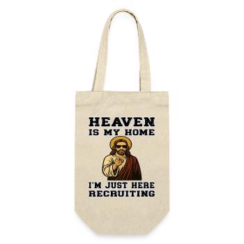 Recruiting Jesus - Heaven is my Home - Gift Bag for Bottles - nature - Front