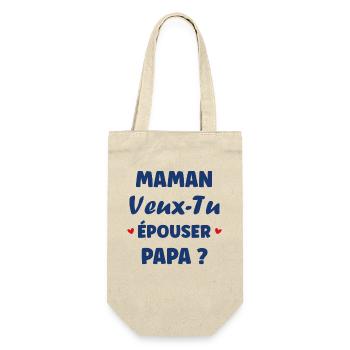 Mommy Will You Marry Daddy - Gift Bag for Bottles - nature - Front