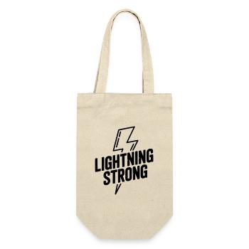 Lightning Strong - Gift Bag for Bottles - nature - Front