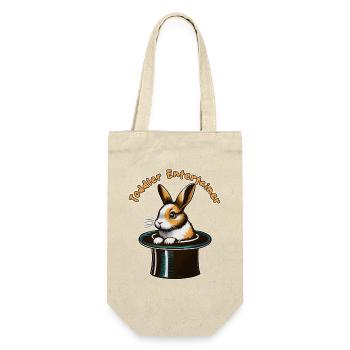 Rabbit in a Top Hat: Toddler Entertainer - Gift Bag for Bottles - nature - Front