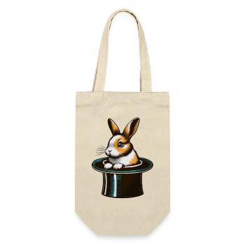 Le lapin au haut-de-forme - Sac à bouteille - nature - Devant