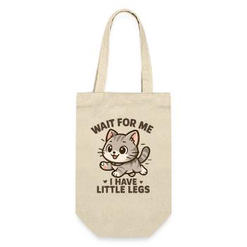 Chat qui dit un mème d’humour Idée de cadeau drôle - Sac à bouteille - nature - Devant