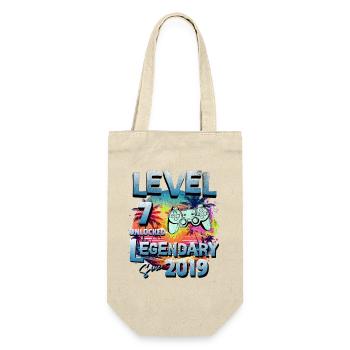 Level 7 years Unlocked since 2019 Birthday - Gift Bag for Bottles - nature - Front