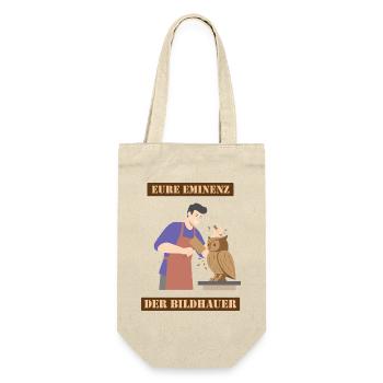 Eure Eminenz, Der Bildhauer - Geschenkbeutel für Flaschen - Natur - Vorne