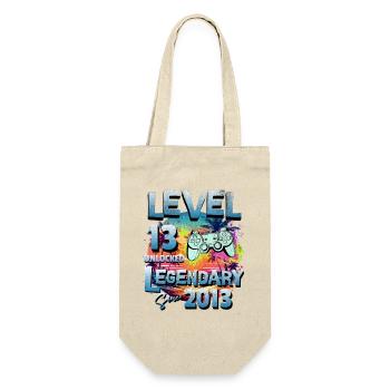 Level 13 Year olds Unlocked since 2013 Birthday - Gift Bag for Bottles - nature - Front