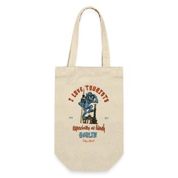 J’adore les touristes, surtout au déjeuner - Sac à bouteille - nature - Devant