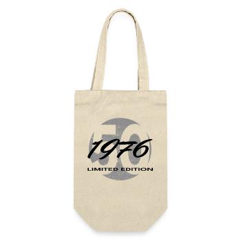 50e anniversaire 1976 cadeau pour hommes et femmes - Sac à bouteille - nature - Devant