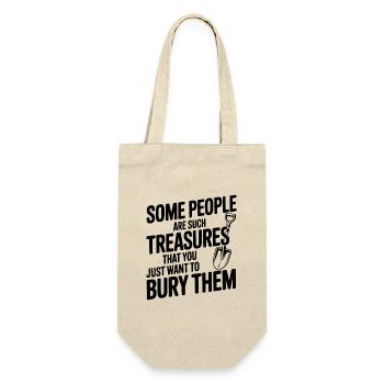 Some People are such Treasures - Gift Bag for Bottles - nature - Front