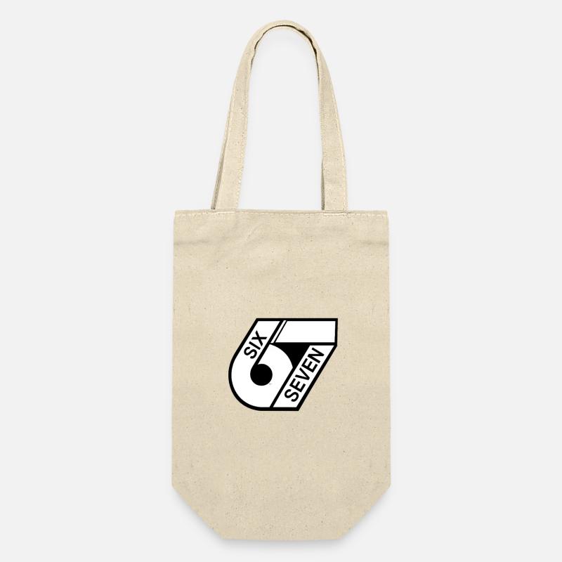 67 Six Seven - Geschenkbeutel für Flaschen - Natur