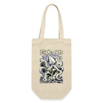 Fischer vs Kraken Japanese Retro Style - Gift Bag for Bottles - nature - Front