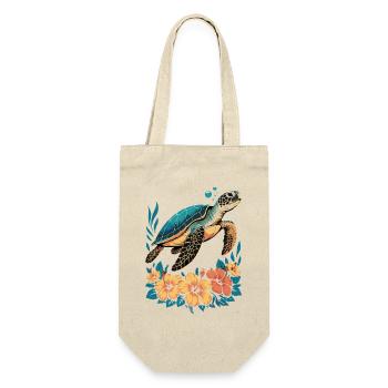 Sea Turtle Ocean Addict Design - Gift Bag for Bottles - nature - Front