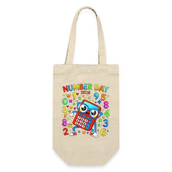 Number Day 2026 Calculator Fun - Gift Bag for Bottles - nature - Front