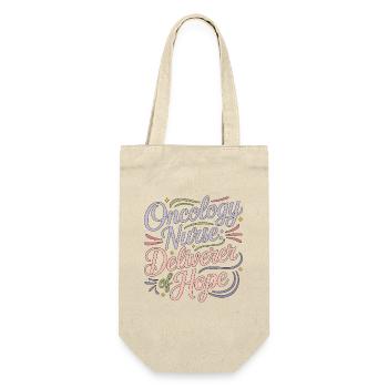 Oncology Nurse Deliverer Of Hope Oncology Nursing - Geschenkbeutel für Flaschen - Natur - Vorne