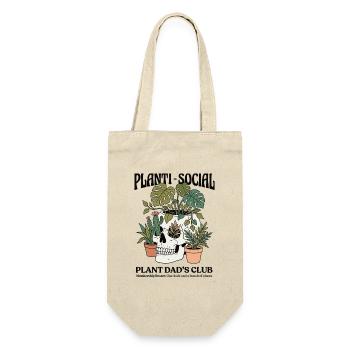 Planti-Social Plant Dad's Club - Gift Bag for Bottles - nature - Front