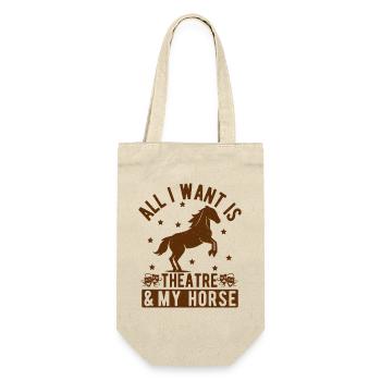 Théâtre musical Tout ce que je veux Mon cadeau de cheval et de théâtre - Sac à bouteille - nature - Devant