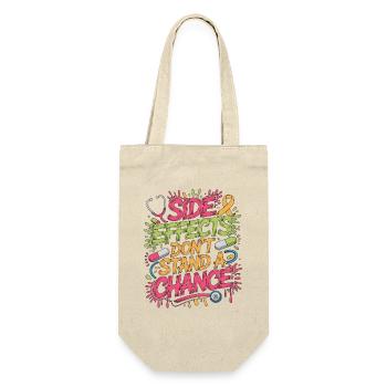 Oncology Nurse Side Effects Don't Stand Oncologist - Geschenkbeutel für Flaschen - Natur - Vorne