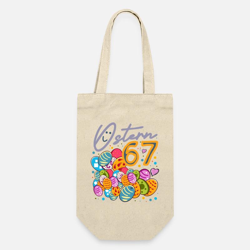 ostern 67 - Geschenkbeutel für Flaschen - Natur