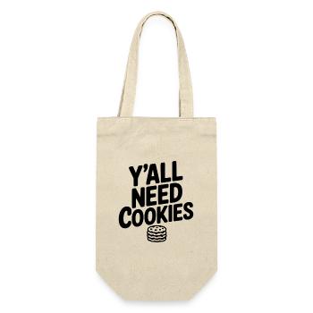 Y'all Need Cookies - Gift Bag for Bottles - nature - Front