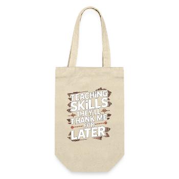 Nurse Educator Teaching Skills Clinical Educator - Gift Bag for Bottles - nature - Front