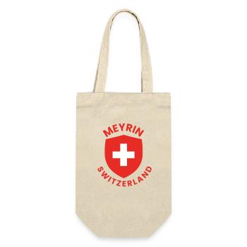 Meyrin Schweiz Shield - Gift Bag for Bottles - nature - Front