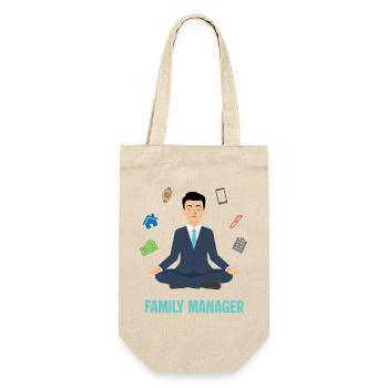 Family Manager Balance - Gift Bag for Bottles - nature - Front