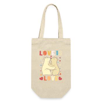 L’amour est amour : design vintage de la fierté des ours - Sac à bouteille - nature - Devant