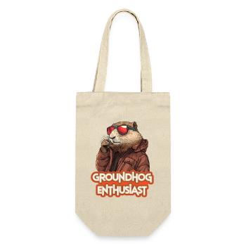 Groundhog Enthusiast Sunglasses - Gift Bag for Bottles - nature - Front