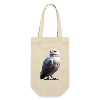 Snowy Owl White Owl Owl Owl Owl Snow Owl - Gift Bag for Bottles - nature - Front