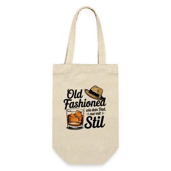 À l’ancienne comme ton père, mais avec un whisky style - Sac à bouteille - nature - Devant