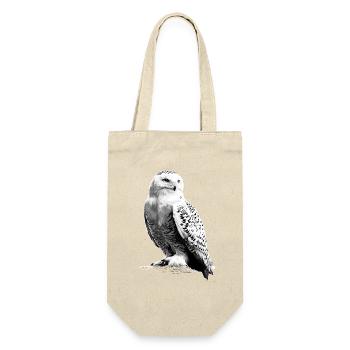 Snowy Owl White Owl Owl Owl Owl Snow Owl - Gift Bag for Bottles - nature - Front