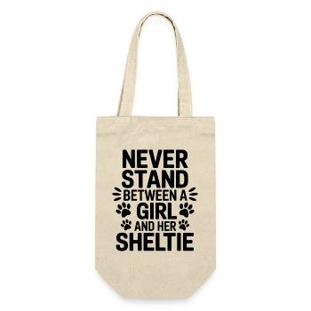 Shetland Sheepdog Sayings Funny Sheltie Gift - Gift Bag for Bottles - nature - Front