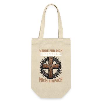 Will pray for you, just ask me - Gift Bag for Bottles - nature - Front