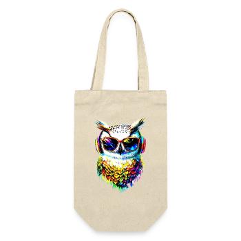 Snowy Owl White Owl Owl Owl Owl Snow Owl - Gift Bag for Bottles - nature - Front