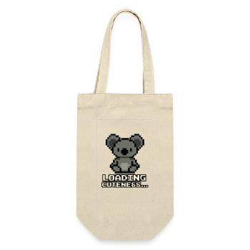 Pixel Koala Loading Cuteness - Gift Bag for Bottles - nature - Front