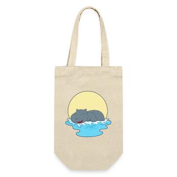 Nage hippopotame - Sac à bouteille - nature - Devant