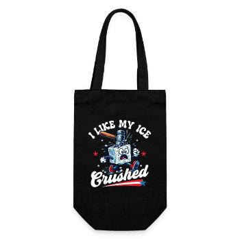 J’aime mon abolition écrasée en faveur de l’immigration - Sac à bouteille - noir - Devant