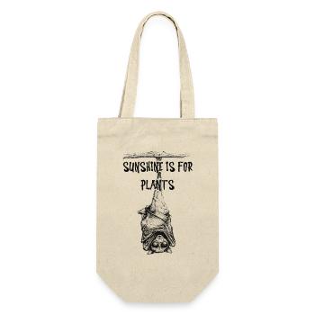 Sunshirt is for Plants Fledermaus - Gift Bag for Bottles - nature - Front