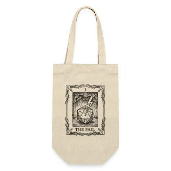 Real Bad Luck Dice Tarot Pen and Paper - Gift Bag for Bottles - nature - Front