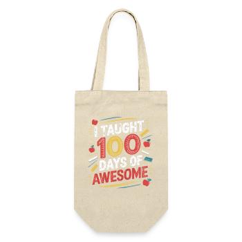 100 jours d’enseignement exceptionnel - Sac à bouteille - nature - Devant