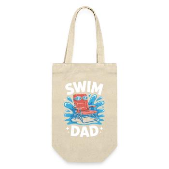 Schwimmen Sprüche Lustiges Schwimmen Geschenk - Geschenkbeutel für Flaschen - Natur - Vorne