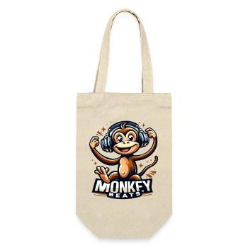 DJ casque Monkey Beats - Sac à bouteille - nature - Devant