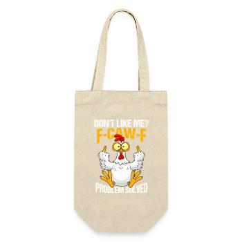 F-CAW-F Problème du poulet ne m’aime pas Résolu - Sac à bouteille - nature - Devant