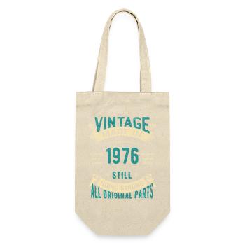 Vintage 1976 Still Going Strong - Gift Bag for Bottles - nature - Front