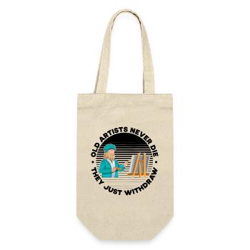 Cool Artist Old Artists Never Die They Withdraw - Gift Bag for Bottles - nature - Front