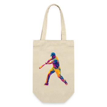 Baseball - Gift Bag for Bottles - nature - Front