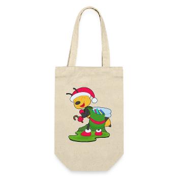 Bee Christmas Packages - Gift Bag for Bottles - nature - Front