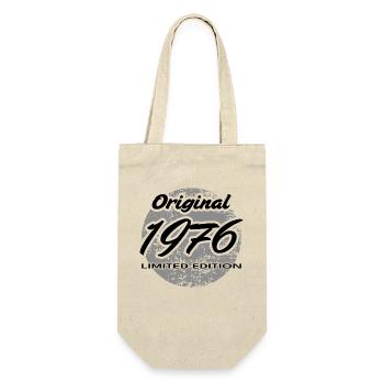 50e anniversaire 1976 cadeau pour hommes et femmes - Sac à bouteille - nature - Devant